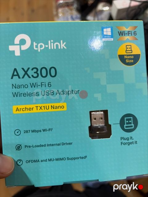 TP-Link AX300 Nano Wi-Fi 6 – Mini wifi adaptor — Bakı