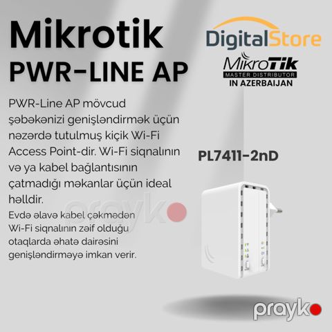 MikroTik Pwr-lıne AP PL7411-2nD — Bakı