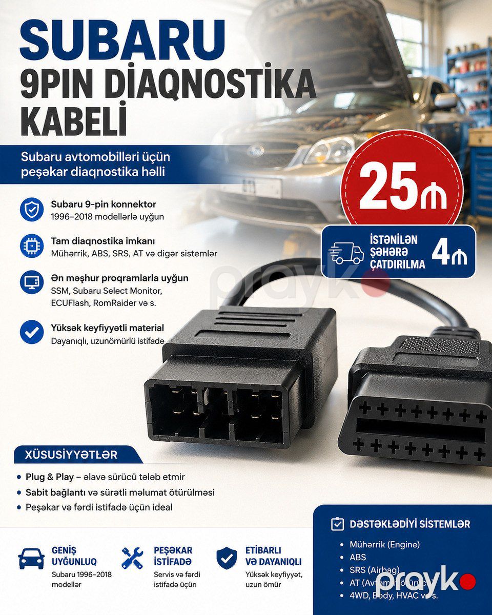 Obd2 diaqnostika kabelləri — Periferik cihazlar, Lənkəran (10)