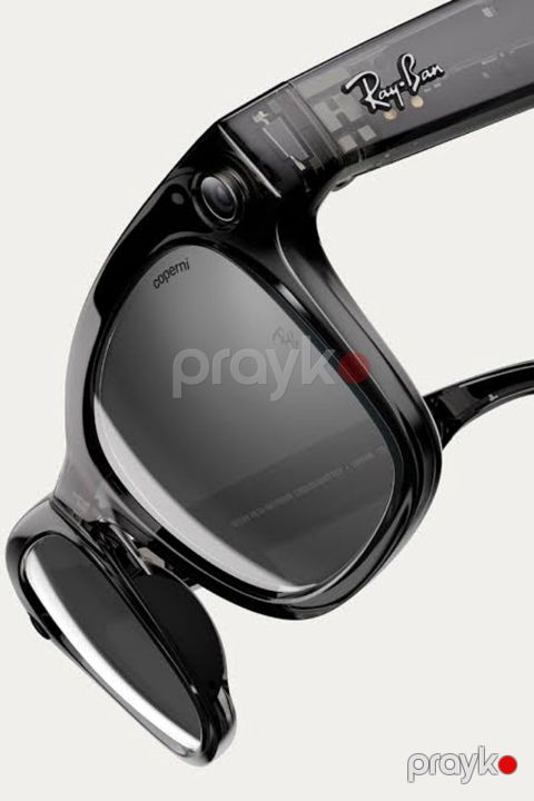 Rayban Coperni Transparent Black Grey Mirror — Bakı