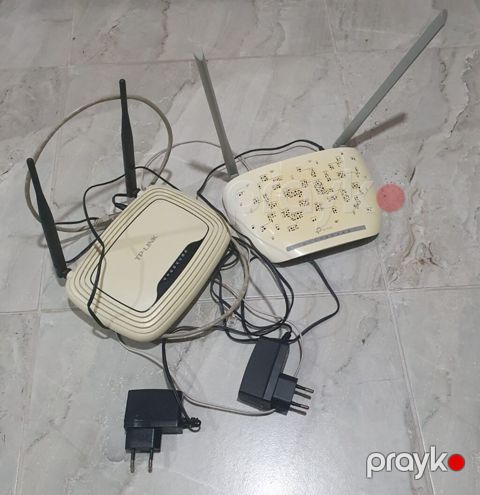 2 ədəd TP-Link Wi‑Fi modemrepitor Əla işlək vəziyyətdə Heç bir difekt — Bakı