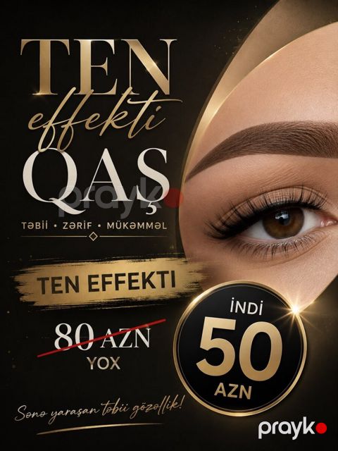Kölqə effektli qaş xidməti — Bakı