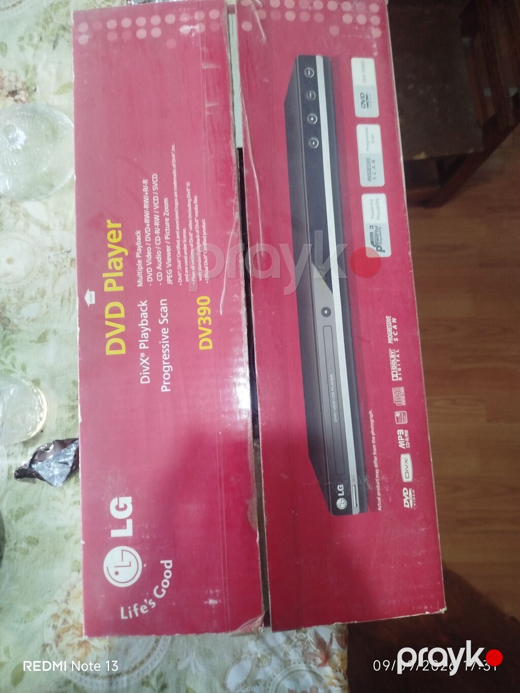 LG DVD Player DV390 Xüsusiyyətlər: - DivX Playback: DivX formatlı — DVD pleyer, Bakı (2)