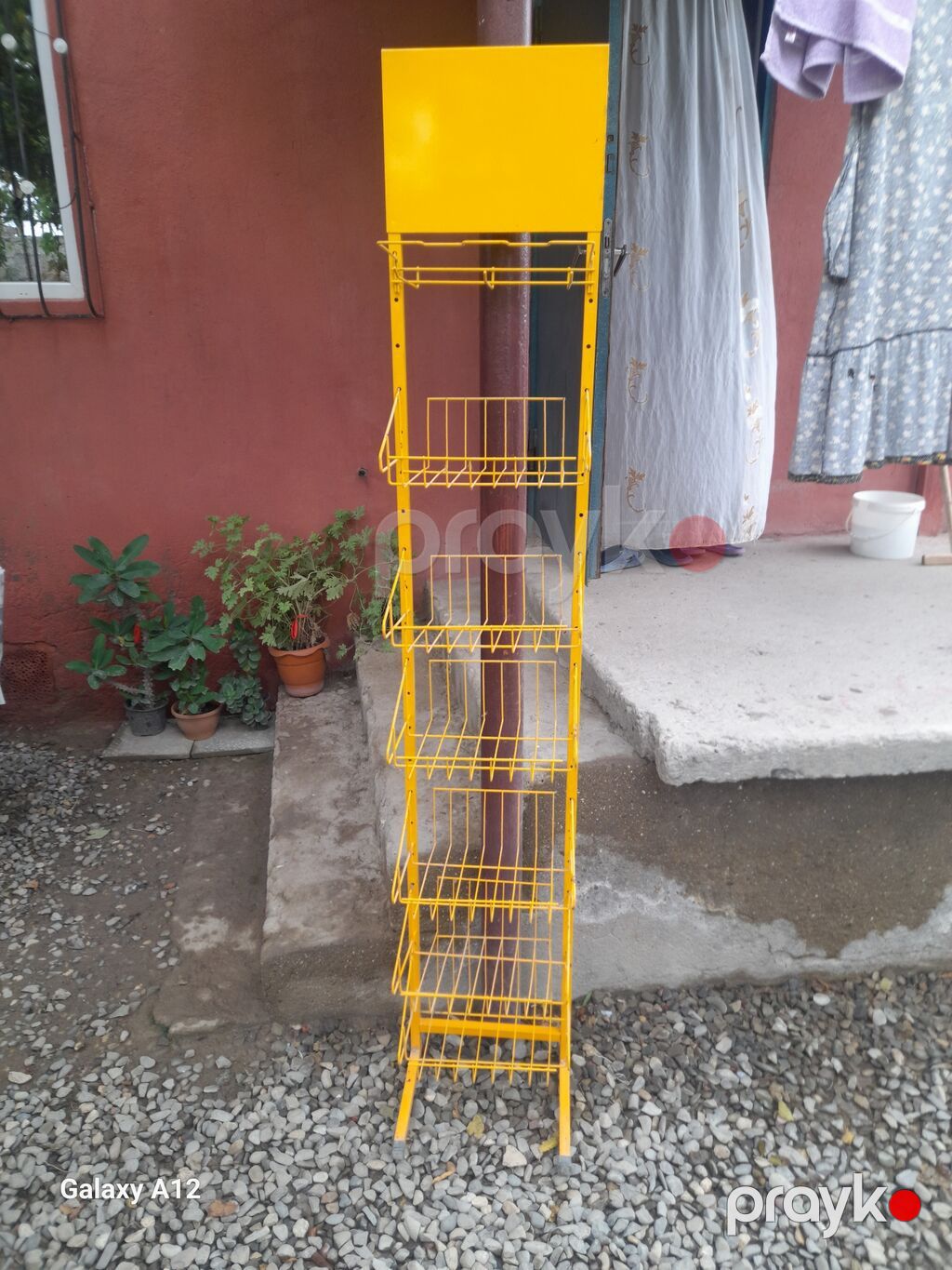 Məhsul: Metal mağaza stendi (4 səbətli vitrin) Təsvir: - Supermarket — Vitrini, Digah (5)
