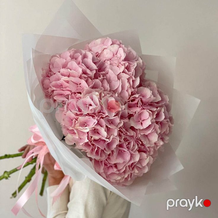 Premium Hortensiya Buketi — Bitkilər, Bakı (4)