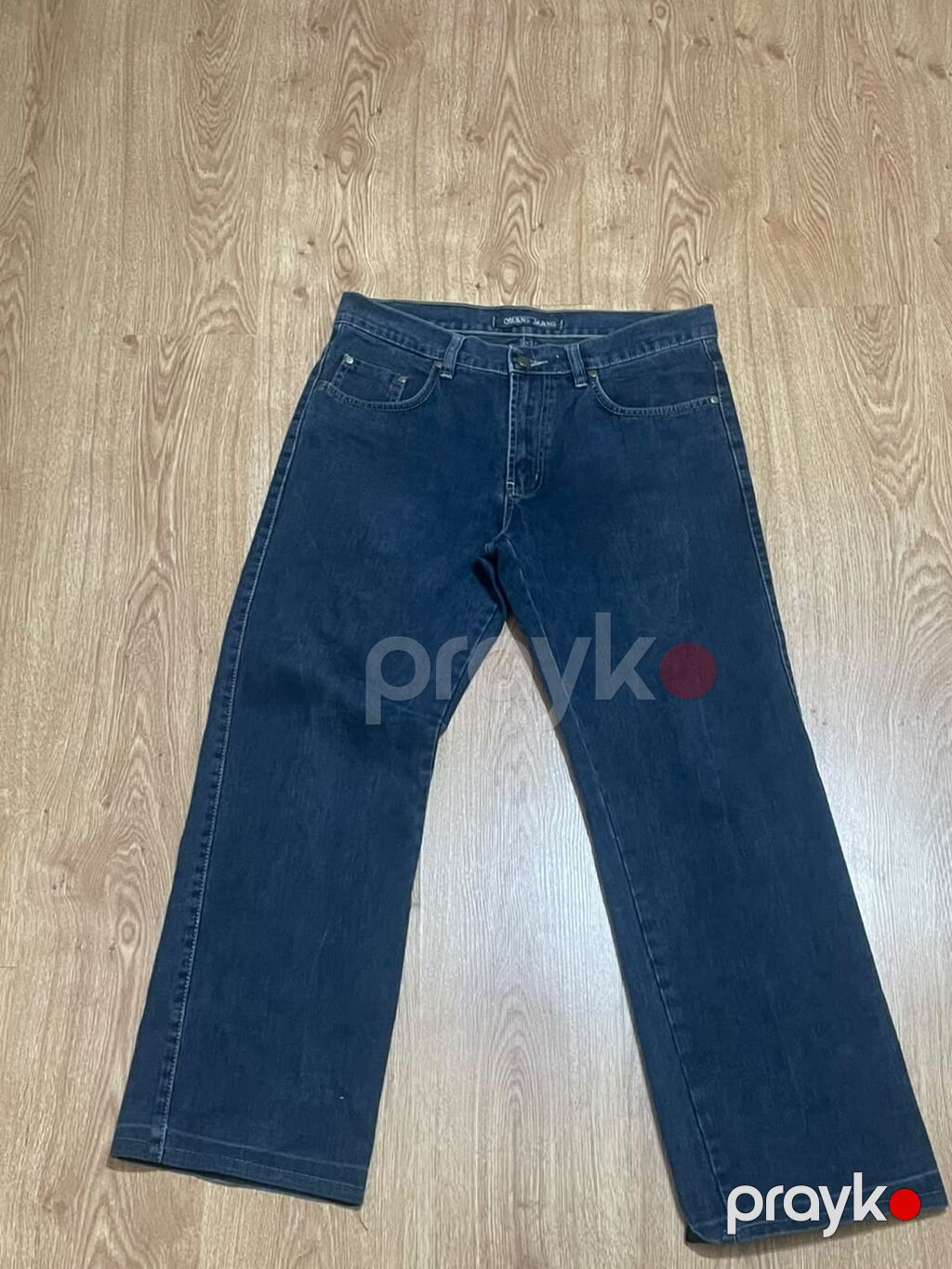 Omans Jeans kişi cins şalvarı - Rəng: tünd mavi (indigo) - Kəsim: düz — Jins, Quba (2)