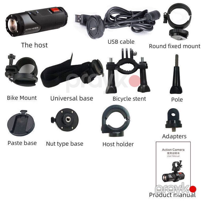 Action Camera Soocoo S20+ (4K) — Velosipedlər, Bakı (6)
