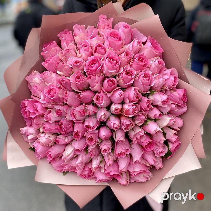 101 Çəhrayı Qızılgül - code:5073 — Bitkilər, Bakı (3)