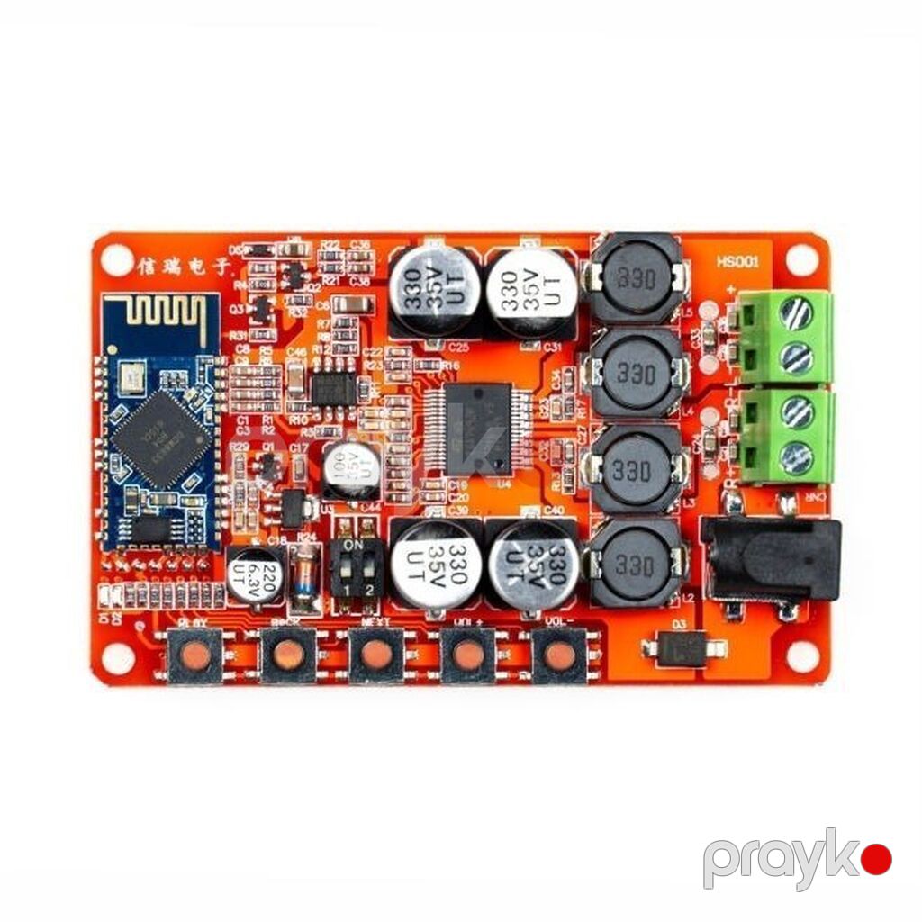 TDA7492P əsaslı kabelsiz səs gücləndirici alıcı moduludur. Bluetooth — Gücləndiricilər, qəbuledicilər və DAC, Bakı (2)