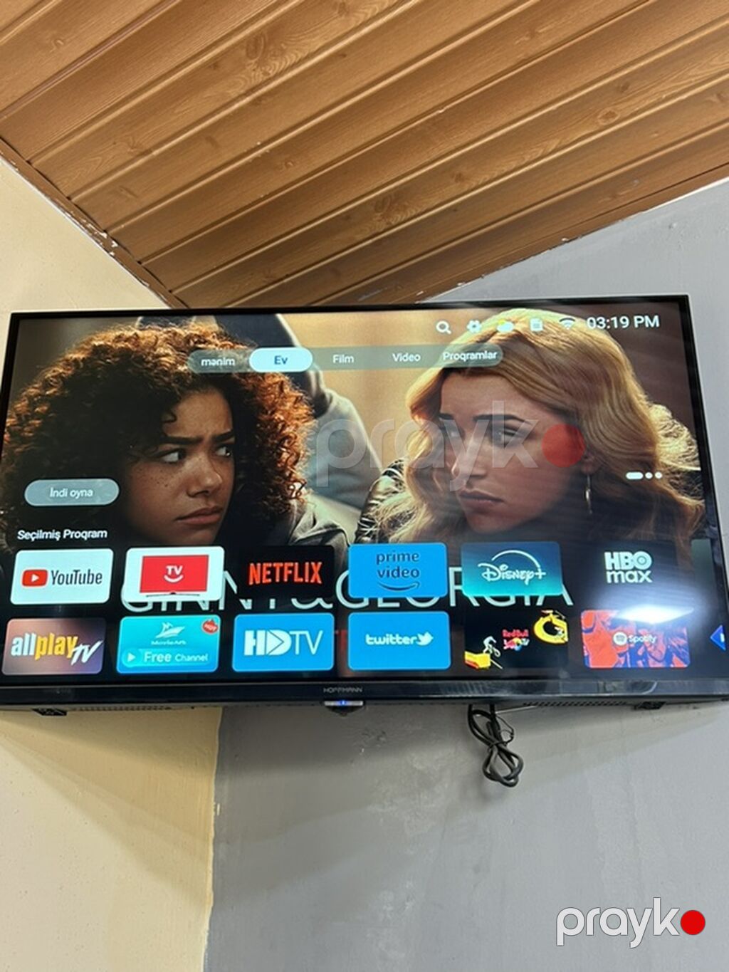 Yeni Televizor Hoffmann LCD 32" FHD (1920x1080) — Televizorlar, Ceyranbatan (2)