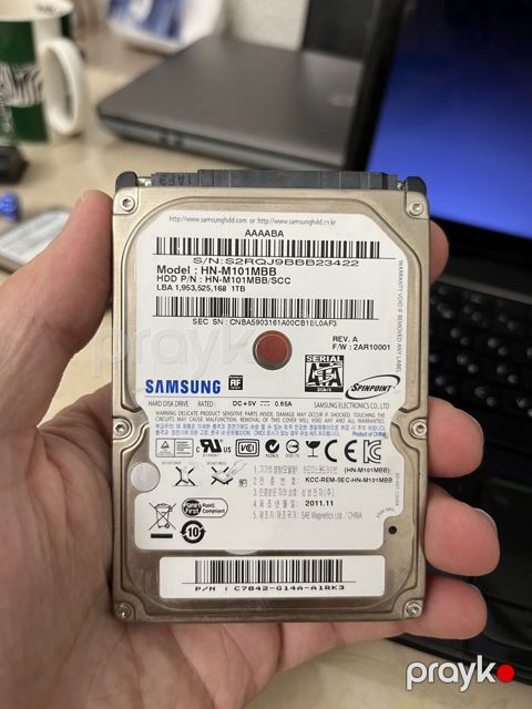 Samsung Hdd 1 tb noutbuk ucun, Programda baxilib faiz ve perfonmans — Bakı