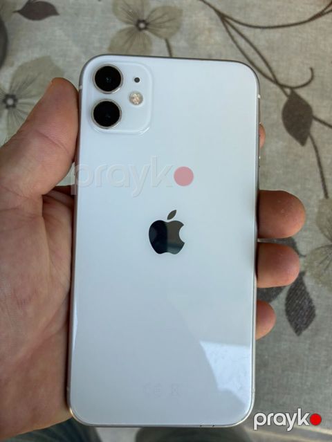 IPhone 11, 64 GB, Ağ, Simsiz şarj, Face ID — Mingəçevir