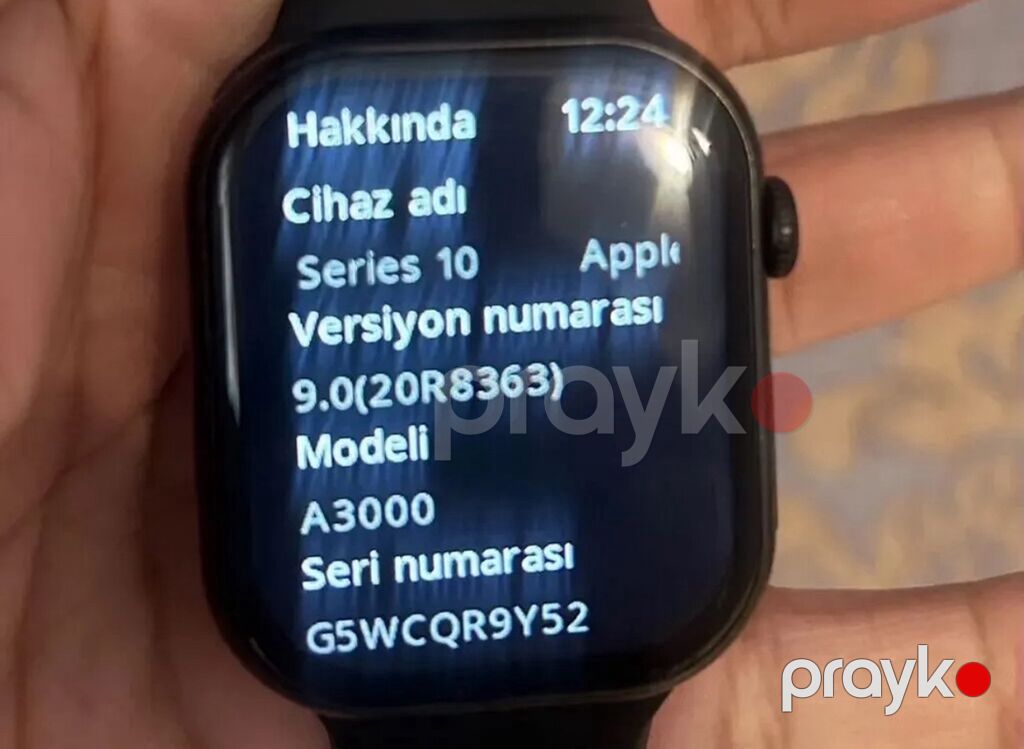 Apple Watch Series 10 (model A3000) - Rəng: Qara - Kəmər: silikon — Digər, Bakı (2)