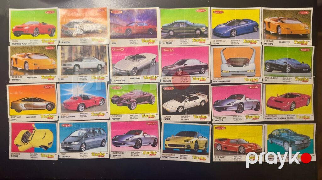 387 ədəd Kent Turbo Sport kolleksiya stikerləri – nadir seriyalar Hər — Digər, Bakı (7)