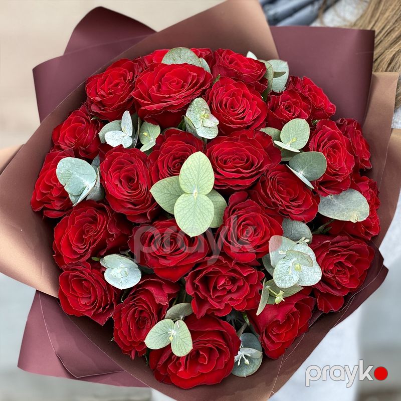 25 Qırmızı Qızılgül - code:5074 — Bitkilər, Bakı (2)