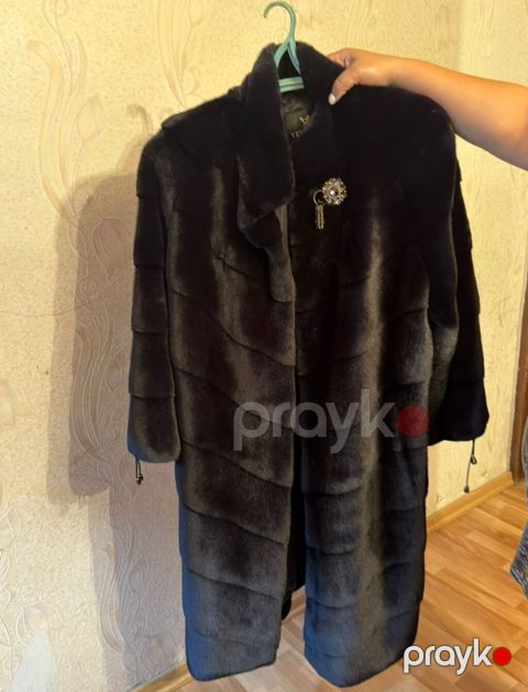 Kürk, Versace, 4XL, rəng - Qara — Bakı