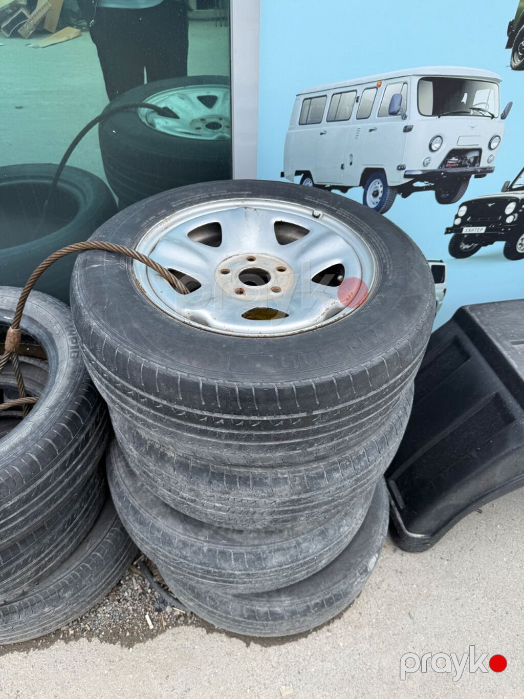 Annate AN600 radial tubeless təkərlər və polad disk Qaz 31 disk — Diskləri, Sumqayıt (3)