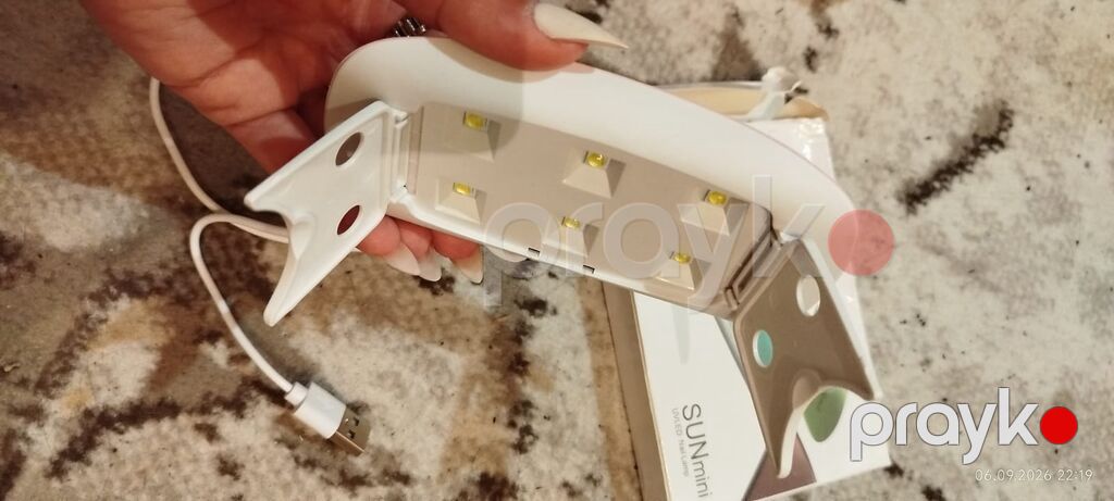 SUNmini Uv/led dırnaq lampası - Tip: Portativ mini gel lak quruducu — Digər, Bakı (3)