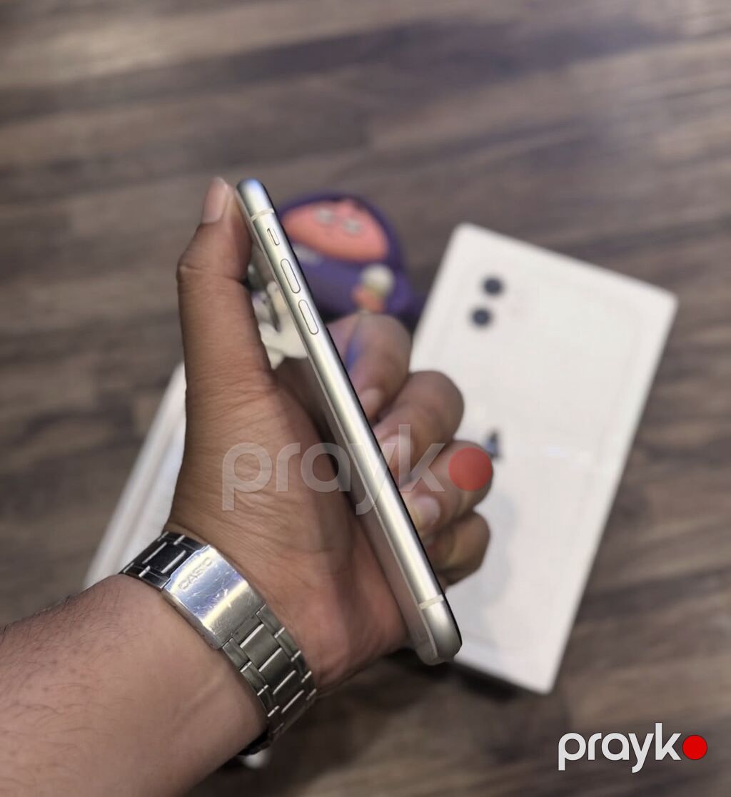 IPhone 11, 128 GB, Ağ, Zəmanət, Simsiz şarj, Face ID — Apple iPhone, Bakı (5)