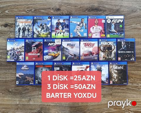 PS4 PS5 üçün oyun diskləri — Bakı