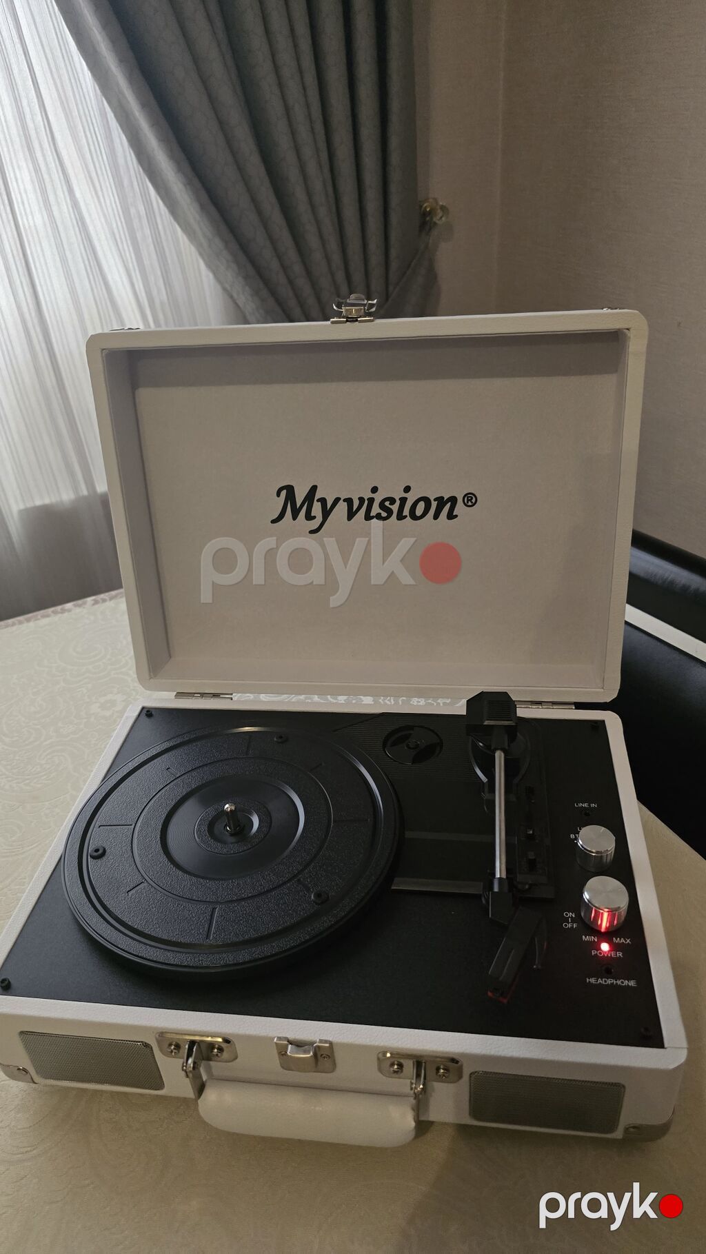 MyVision brendli portativ vinil pleyer (çəkmə çamadan dizaynı) — Vinil proqreslər və aksesuarlar, Bakı (3)