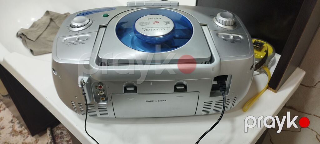 Eurocraft portativ musiqi mərkəzi – MP3/VCD/CD boombox Xüsusiyyətlər — Akustik sistemlər, Bakı (3)