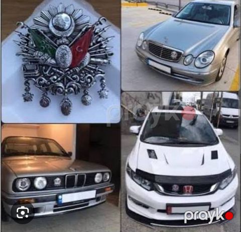 Osmanlı nişanı üslubunda avtomobil üçün metal emblemlər - Klassik — Digah