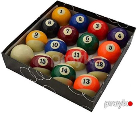 Rəngli bilyard daşları 57mm — Bakı
