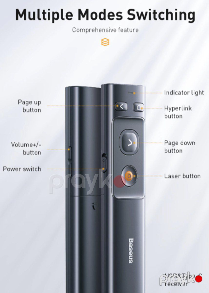 Prezenter Baseus wireless (Typec və USB) — Səs texnikası, Bakı (10)