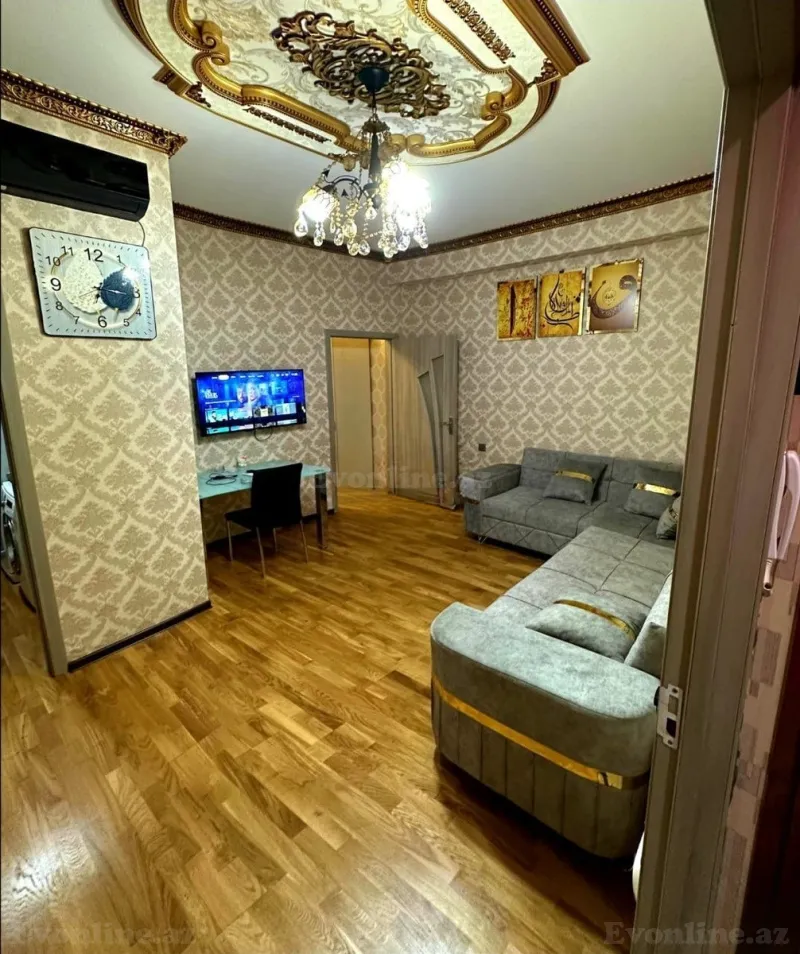 Kirayə verilir 2 otaqlı Mənzil Yeni tikili 40 m² Bakı, Suraxanı r., Yeni Günəşli — Bakı