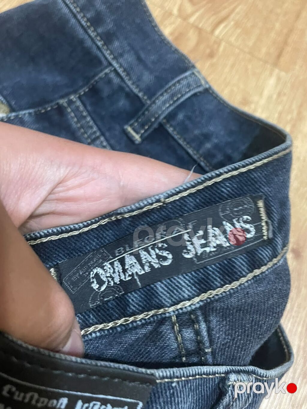 Omans Jeans kişi cins şalvarı - Rəng: tünd mavi (indigo) - Kəsim: düz — Jins, Quba (4)