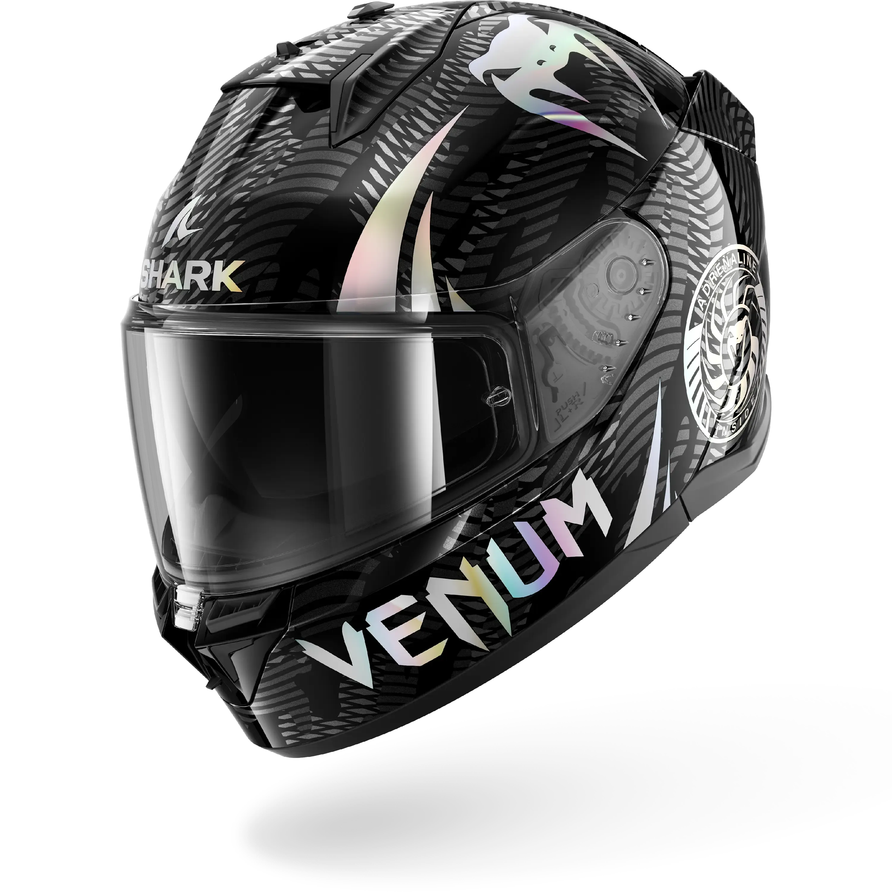 Dəbilqə Shark D-skwal 3 Venum Black Chrom Anthracite, L (HE0931EKUAL) — Bakı
