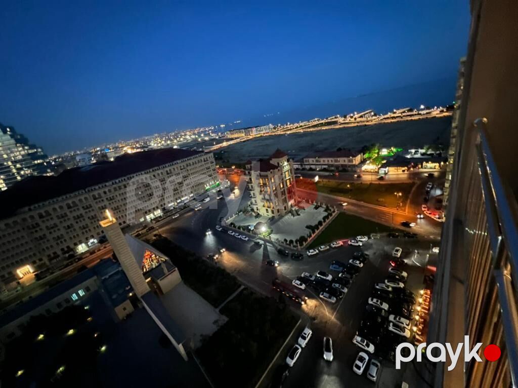 Premium dizaynlı mənzil – dəniz mənzərəli - Plan: geniş qonaq otağı — Mənzil, Bakı (3)
