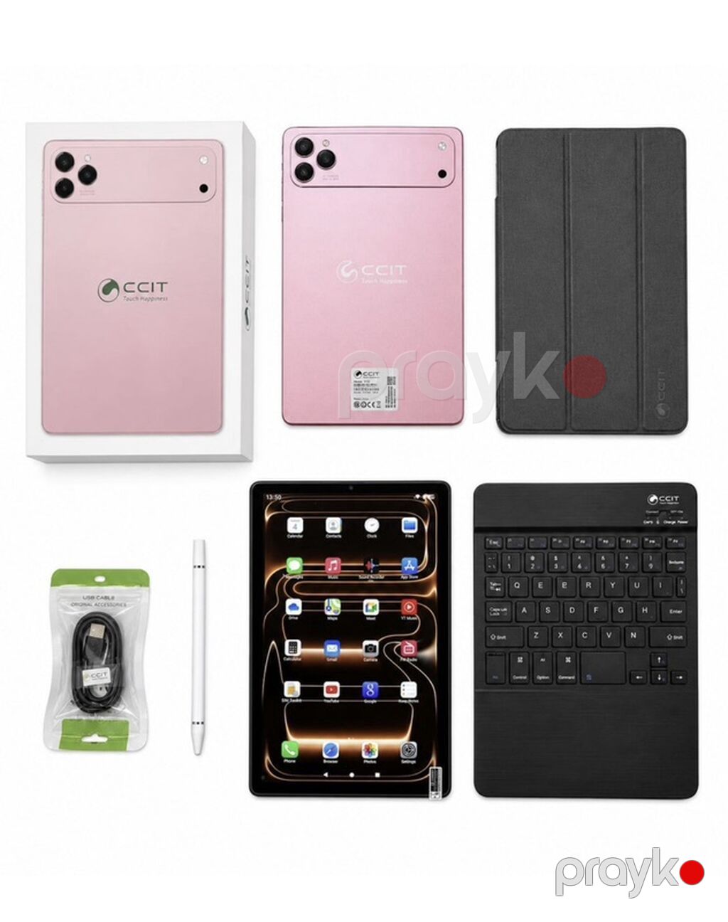 Ccıt Android planşet + klaviatura və stylus dəsti - Platforma — Digər planşetlər, Masallı (4)
