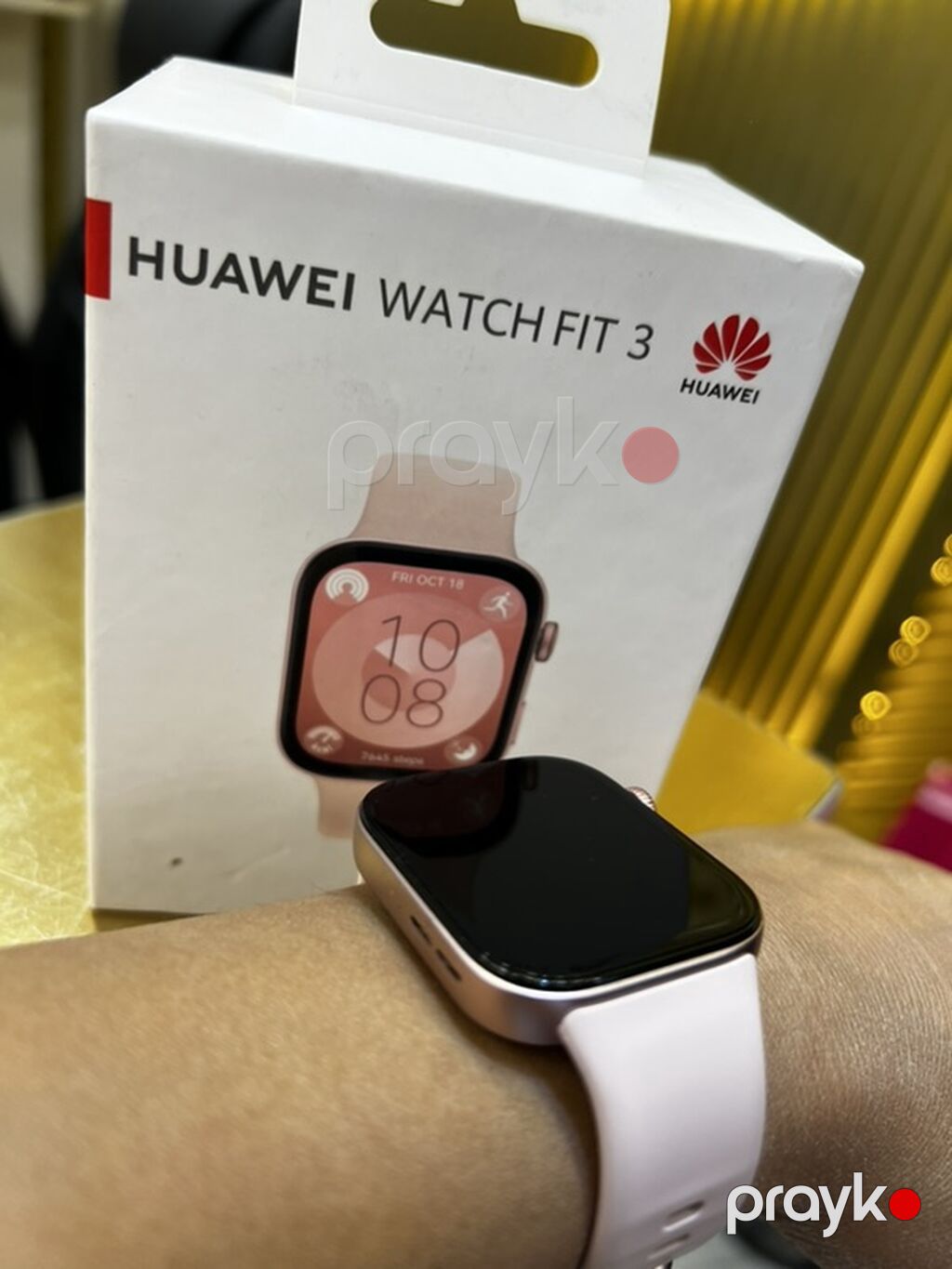 Huawei Watch Fit 3 – zərif çəhrayı rəngdə smart saat İşlədilməyib — Ağıllı saatlar, Bakı (3)