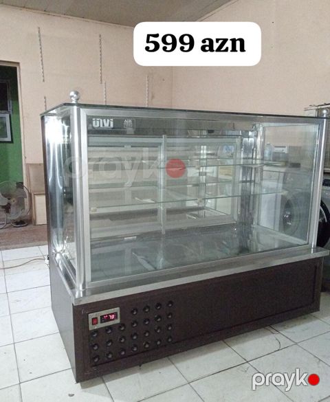 RR Ulvi vitrin soyuducu şirniyyat uçun 599 azn Unvan Sumqayt — Bakı