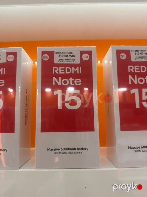 Xiaomi Redmi Note 15 Black 256GB/8GB — Bakı