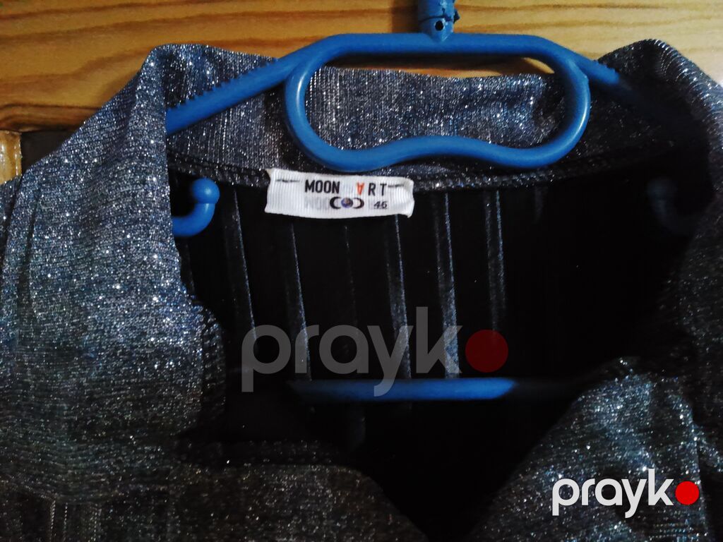 Moon Sport qadın dəsti – parıltılı, plisə fakturalı parça - 2 hissə — Kostyum, Bakı (3)