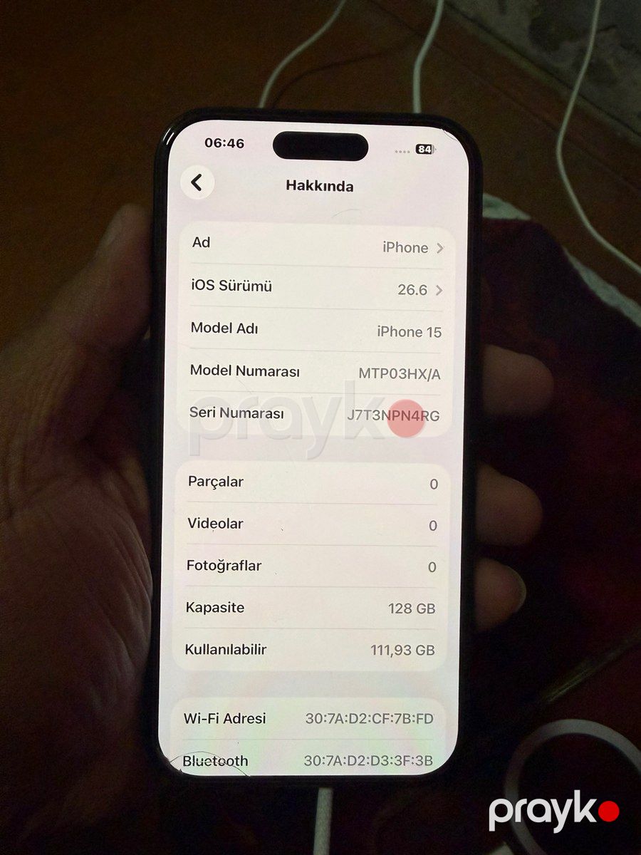 Apple iPhone 15 Black 128GB/6GB — Smartfonlar, Bakı (5)