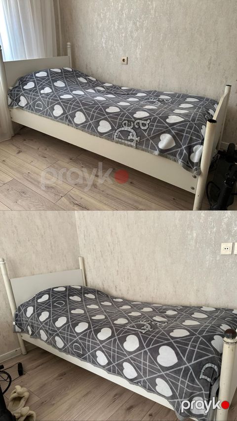 2 ədəd yatağ satılır 1i 140₼. Ölçü 90×2. Matrassız. Ünvan Qaraçuxur — Bakı