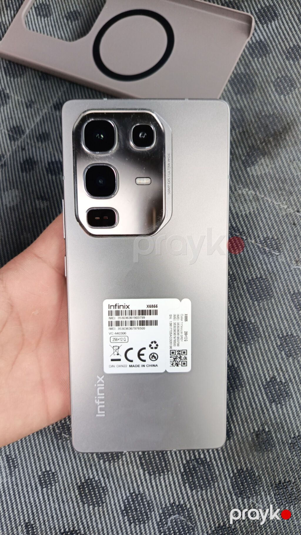 Infinix Note 50 Pro, 256 GB, rəng - Gümüşü, Simsiz şarj — Infinix, Bakı (3)