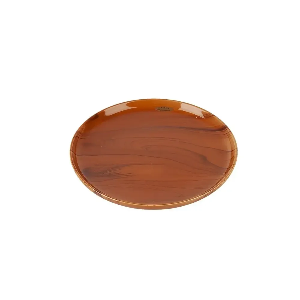 Boşqab Nouvelle Home Wooden Grain, 25 sm, farfor (1730302) — Bakı