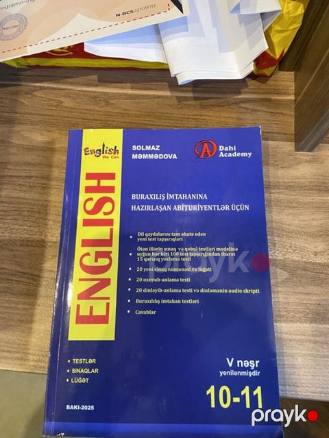Məhsul: “English – Buraxılış imtahanına hazırlaşan abituriyentlər — Bakı