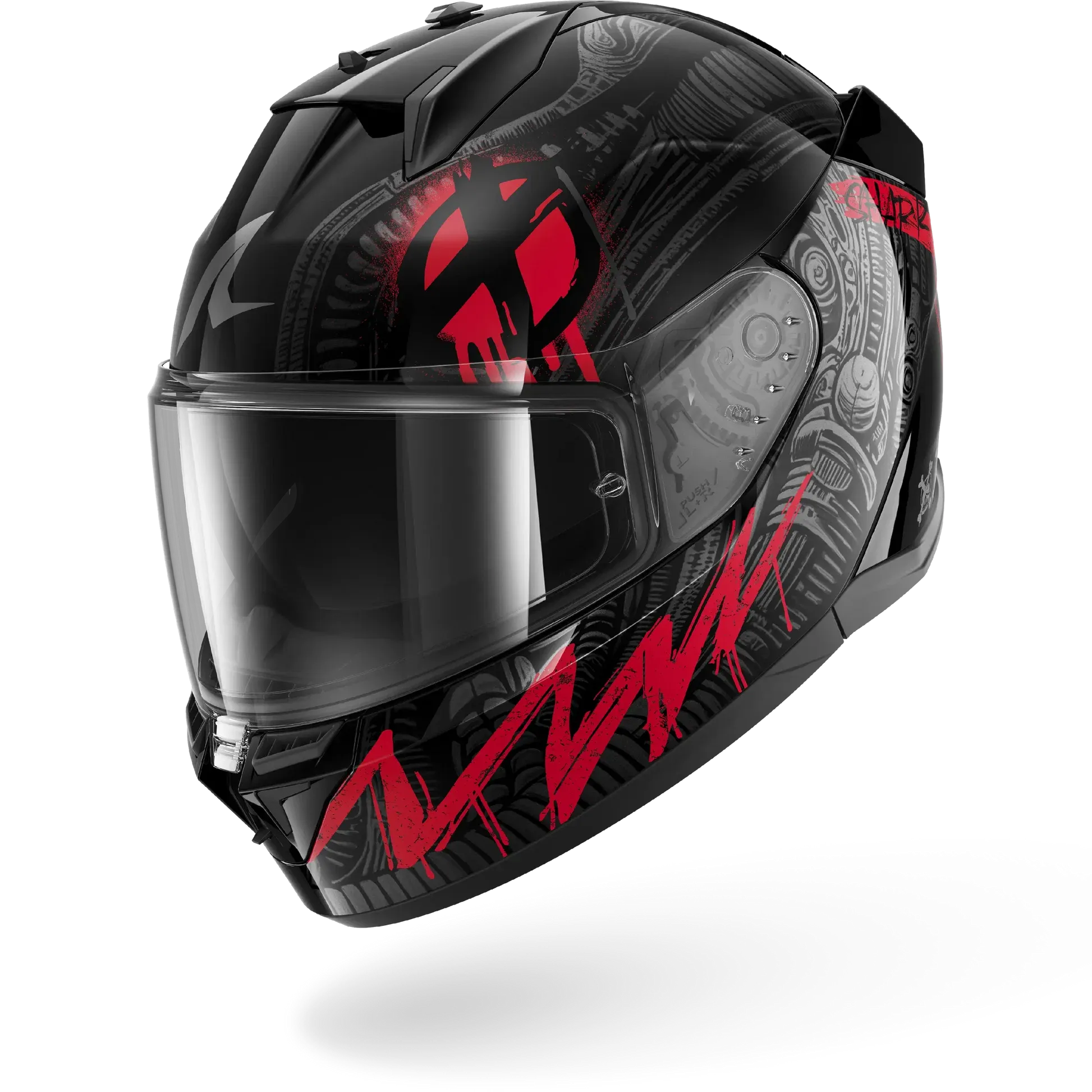 Dəbilqə Shark D-skwal 3 Shıever Black Anthracite Red, XL (HE0910EKARXL) — Bakı