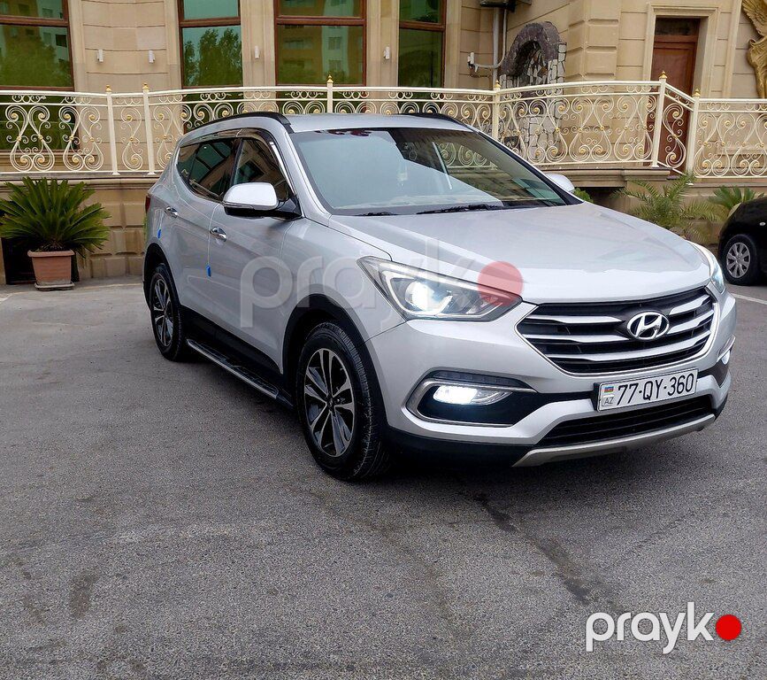 Hyundai Santa Fe, 2.0 L, 2017 il, 196 352 km — Avtomobillər, Bakı (6)
