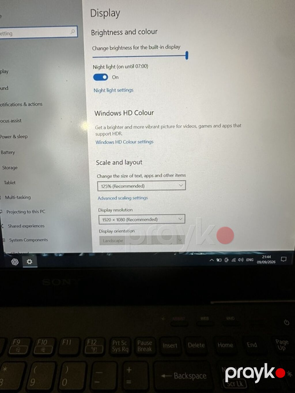 Sony Vaıo noutbuk İ5 8 ram 500 gb hdd(sağlamlığı 100% Windows 10 pro — Sony, Bakı (8)