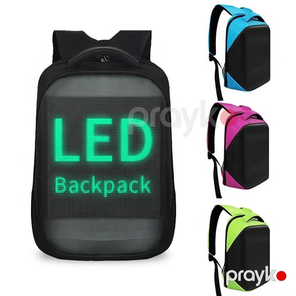 LED ekranlı ağıllı bel çantası - Ön paneldə tam rəngli LED matris — Sport çantaları və sırtçantalar, Bakı (3)