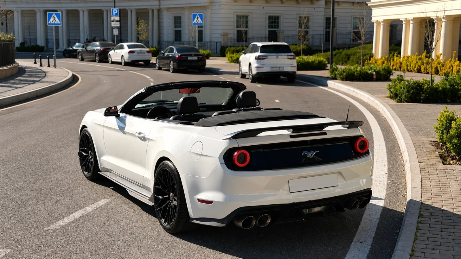 Ford Mustang Cabriolet 2018 — gündəlik icarə — Minik avtomobili icarəsi, Bakı (2)