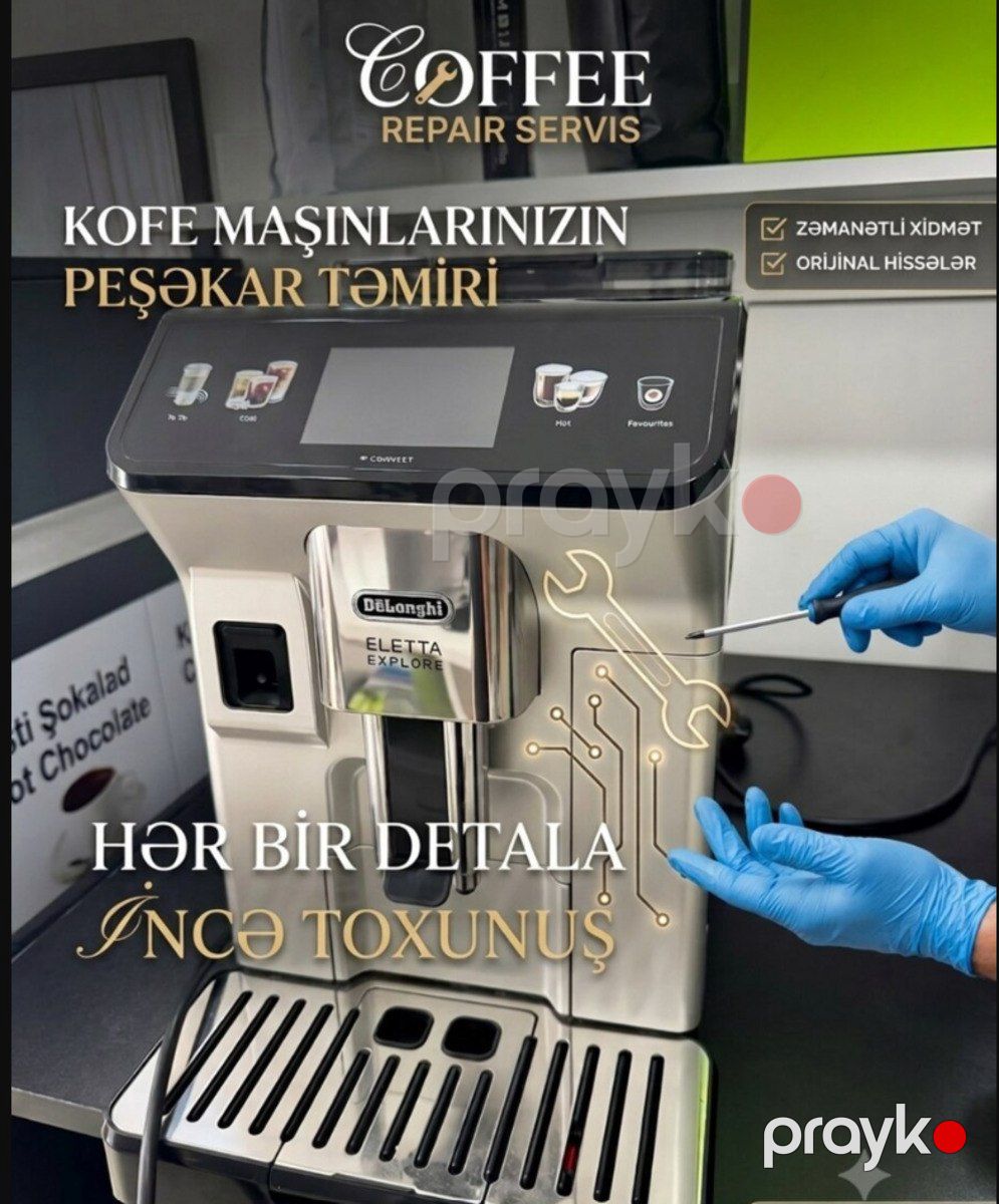 Qəhvə aparatı təmiri — Aparatların təmiri və quraşdırılması, Bakı (2)