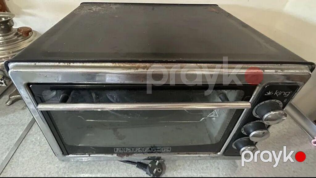 King markalı elektrik mini-soba - Kompakt stolüstü dizayn, metal — Masaüstü plitələr, Bakı (2)